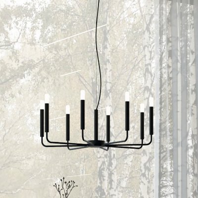 Подвесная люстра Nowodvorski Orto VIII Black (Cерия Orto VIII, Цвет Черный) арт. 11460 Подвесная люстра Nowodvorski Orto VIII Black (Cерия Orto VIII, Цвет Черный) арт. 11460