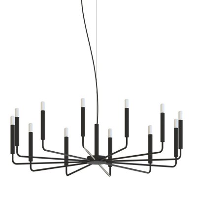 Подвесная люстра Nowodvorski Orto XII B Black (Cерия Orto XII B, Цвет Черный) арт. 11464 Подвесная люстра Nowodvorski Orto XII B Black (Cерия Orto XII B, Цвет Черный) арт. 11464