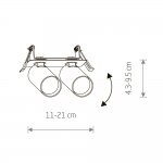 Спот Nowodvorski Fourty Surface Umbra Gray (Cерия Fourty Surface, Цвет Темно-серый) арт. 11473