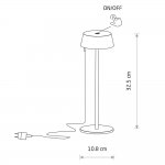 Настольная лампа Nowodvorski Amy Led Brick red (Cерия Amy Led, Цвет Кирпично-красный) арт. 11534