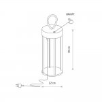 Настольная лампа Nowodvorski Nala Led Black (Cерия Nala Led, Цвет Черный) арт. 11536