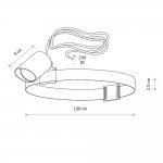 Подвесной светильник Nowodvorski Rumi Led Black (Cерия Rumi Led, Цвет Черный) арт. 11543