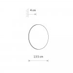 Уличный настенный светильник Nowodvorski Aria Led S Brick red (Cерия Aria Led S, Цвет Кирпично-красный) арт. 11564