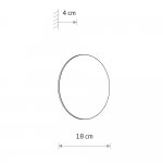 Уличный настенный светильник Nowodvorski Aria Led M Brick red (Cерия Aria Led M, Цвет Кирпично-красный) арт. 11567