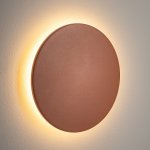 Уличный настенный светильник Nowodvorski Aria Led M Brick red (Cерия Aria Led M, Цвет Кирпично-красный) арт. 11567