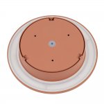 Уличный настенный светильник Nowodvorski Aria Led L Brick red (Cерия Aria Led L, Цвет Кирпично-красный) арт. 11571