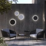 Уличный настенный светильник Nowodvorski Aria Led XL Sand (Cерия Aria Led XL, Цвет Песочный) арт. 11573