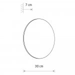 Уличный настенный светильник Nowodvorski Aria Led XL Brick red (Cерия Aria Led XL, Цвет Кирпично-красный) арт. 11574