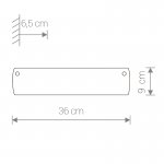 Светильник настенный Nowodvorski CANALINA ZEBRA B 1157