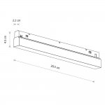 Внутренний источник питания для магнитных систем трекового освещения Lvm White (Cерия Lvm, Цвет Белый) арт. 11616