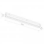 Трековый магнитный светильник Nowodvorski Focus Led White (Cерия Focus Led, Цвет Белый) арт. 11630