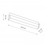 Трековый магнитный светильник Nowodvorski Lvm Line White (Cерия Lvm Line, Цвет Белый) арт. 11639