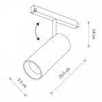 Трековый магнитный светильник Nowodvorski Lvm Spot White (Cерия Lvm Spot, Цвет Белый) арт. 11642