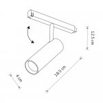 Трековый магнитный светильник Nowodvorski Lvm Spot White (Cерия Lvm Spot, Цвет Белый) арт. 11645