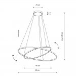 Подвесная люстра Nowodvorski Circolo Power Led White (Cерия Circolo Power Led, Цвет Белый) арт. 11646