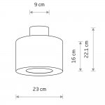 Потолочный cветильник Nowodvorski Santana S Cream (Cерия Santana S, Цвет Кремовый) арт. 11650