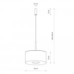 Подвесная люстра Nowodvorski Santana M Cream (Cерия Santana M, Цвет Кремовый) арт. 11652