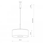 Подвесная люстра Nowodvorski Santana L Cream (Cерия Santana L, Цвет Кремовый) арт. 11653