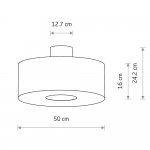 Потолочная люстра Nowodvorski Santana M Black (Cерия Santana M, Цвет Черный) арт. 11658