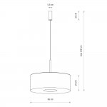Подвесная люстра Nowodvorski Santana L Black (Cерия Santana L, Цвет Черный) арт. 11660