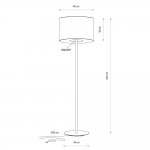 Торшер Nowodvorski Santana Black (Cерия Santana, Цвет Черный) арт. 11663