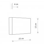 Настенный светильник Nowodvorski Cedro B Beige (Cерия Cedro B, Цвет Бежевый) арт. 11669