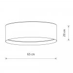 Потолочная люстра Nowodvorski Cedro M Beige (Cерия Cedro M, Цвет Бежевый) арт. 11671