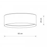 Потолочная люстра Nowodvorski Lago M Gray (Cерия Lago M, Цвет Серый) арт. 11680