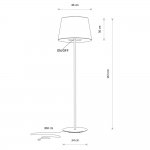 Торшер Nowodvorski Tutoia Beige (Cерия Tutoia, Цвет Бежевый) арт. 11683