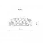 Настенный светильник Nowodvorski Luxora Led Transparent (Cерия Luxora Led, Цвет Прозрачный) арт. 11710
