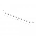 Трековый нано светильник Nowodvorski Nano Black (Cерия Nano, Цвет Черный) арт. 11717