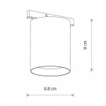 Трековый нано светильник Nowodvorski Nano Black (Cерия Nano, Цвет Черный) арт. 11722