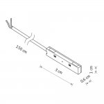 Ввод питания для магнитной трековой системы Nowodvorski Nano Black (Cерия Nano, Цвет Черный) арт. 11736