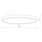 Потолочный cветильник Nowodvorski Denia LED M White (Cерия Denia LED M, Цвет Белый) арт. 11756