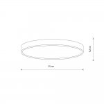 Потолочный cветильник Nowodvorski Denia LED S White (Cерия Denia LED S, Цвет Белый) арт. 11760