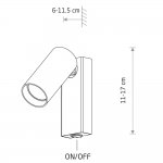 Настенный светильник Nowodvorski Fourty Wall Silk Gray (Cерия Fourty, Цвет Шелковый серый) арт. 11765