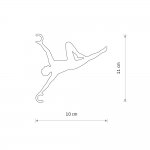 Держатель провода Nowodvorski Acrobat Silk Gray (Cерия Acrobat, Цвет Шелковый серый) арт. 11796