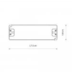 Источник питания для магнитных систем трекового освещения Nowodvorski Nano Black (Cерия Nano, Цвет Черный) арт. 11874