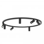 Потолочная люстра Nowodvorski Fourty Round VII Black (Cерия Fourty VII, Модель круглая, Цвет Черный) арт. 11944