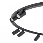 Потолочная люстра Nowodvorski Fourty Round IX Black (Cерия Fourty IX, Модель круглая, Цвет Черный) арт. 11950