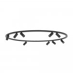 Потолочная люстра Nowodvorski Fourty Round IX Black (Cерия Fourty IX, Модель круглая, Цвет Черный) арт. 11950