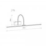 Подсветка для картин Nowodvorski Artline S Black (Cерия Artline S, Цвет Черный) арт. 11957