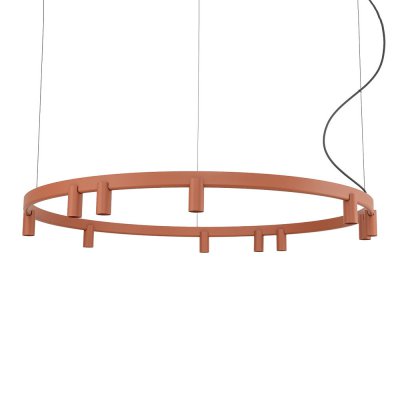 Подвесная люстра Nowodvorski Серия Fourty Round XI (Форти Раунд Севен) Цвет Terracotta (Терракот) арт. 12420