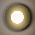 Настенный светильник Nowodvorski Серия Saturn M (Сатурн М) Цвет Sage green (Зеленый шалфей) арт. 12438