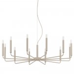 Подвесная люстра Nowodvorski Серия Orto XII B (Орто Твелв B) Цвет Beige (Бежевый) арт. 12526