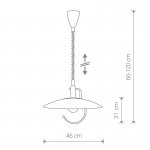 Люстра подвесная Nowodvorski SCORPIO WHITE 3008