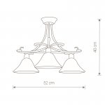 Люстра потолочная Nowodvorski FLORES III 3526