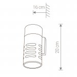 Уличный настенный светильник Nowodvorski MEKONG I 4418