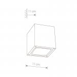 Уличный настенный светильник Nowodvorski KHUMBU 4443
