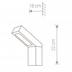 Уличный настенный светильник Nowodvorski LHOTSE I 4447